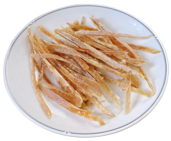 Dried salted sailfish shredded