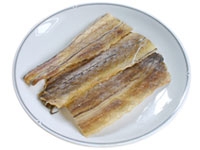 Dried salted eel